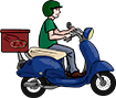 deliver by moped