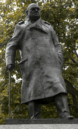 winston churchill statue