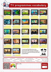 TV programmes vocabulary