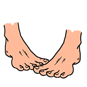 feet