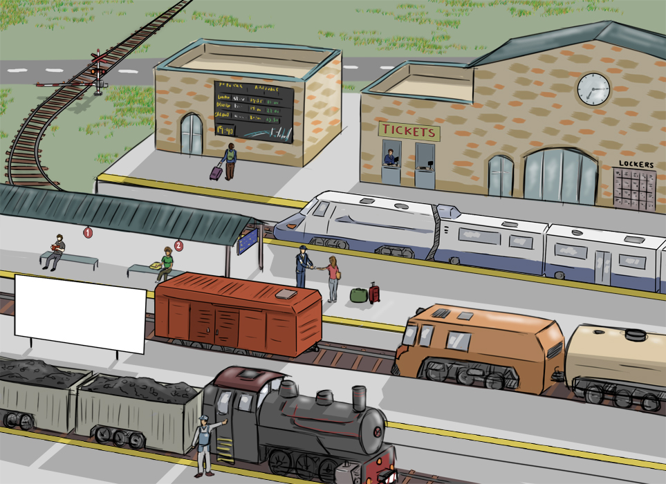 railway station