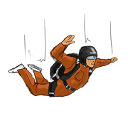 parachuting