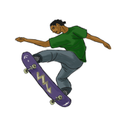 skateboarding