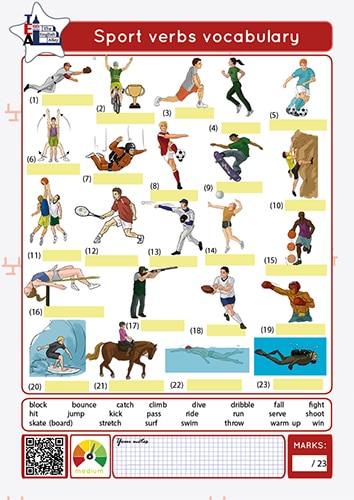 sport verbs